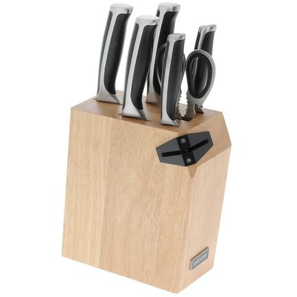 Набор кухонных ножей, ножниц и блока для ножей с ножеточкой Ursa, 7 пр 722616 Nadoba