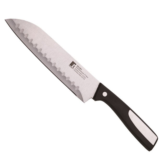 нож BERGNER Resa 17,5см сантоку нерж.сталь пластик