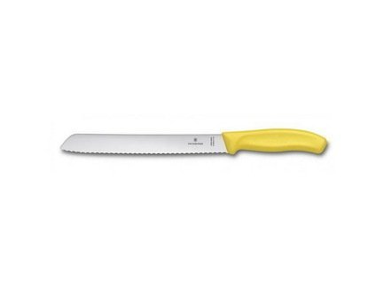 Нож для хлеба Victorinox Swiss Classic, желтый, 21 см 6.8636.21L8B Victorinox