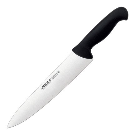 Нож кухонный поварской, лезвие 25 см, черный 292225 Arcos