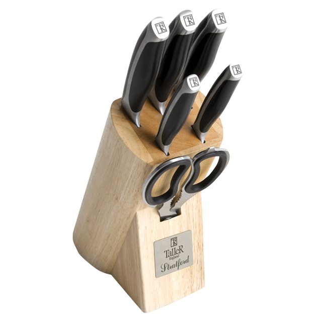набор ножей TALLER Стратфорд 7 предметов на подставке нерж.сталь