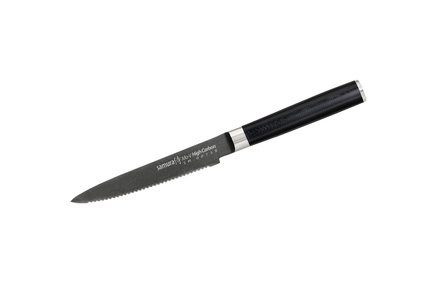 Нож для томатов Mo-V Stonewash, 12 см SM-0071B/K Samura