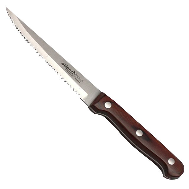 нож ATLANTIS Калипсо 11см для стейка нерж.сталь, дерево