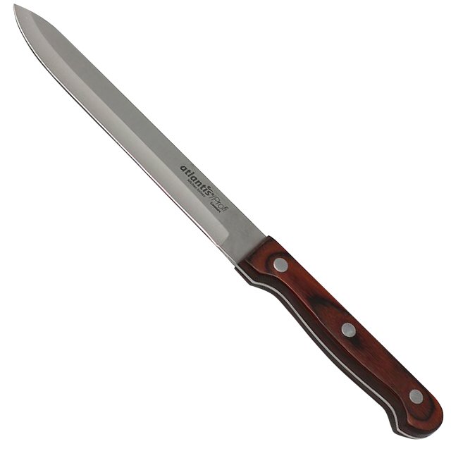нож ATLANTIS Калипсо 14см кухонный нерж.сталь, дерево