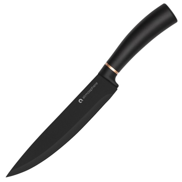 нож ATMOSPHERE Black Swan 18см для мяса нерж.сталь, термопласт.резина