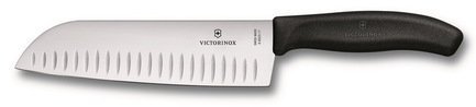 Нож Сантоку Victorinox Swiss Classic, черный, 17 см 6.8523.17B Victorinox