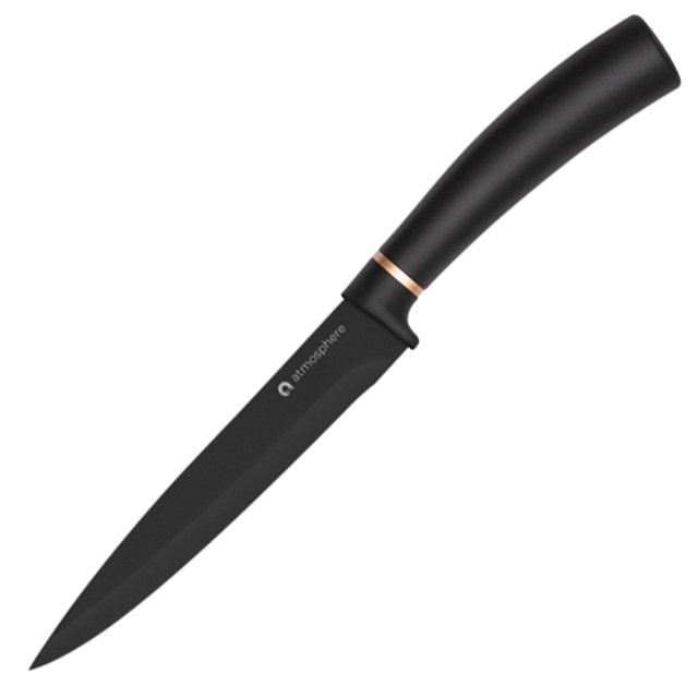 нож ATMOSPHERE Black Swan 12,5см универсальный нерж.сталь, термопласт.резина