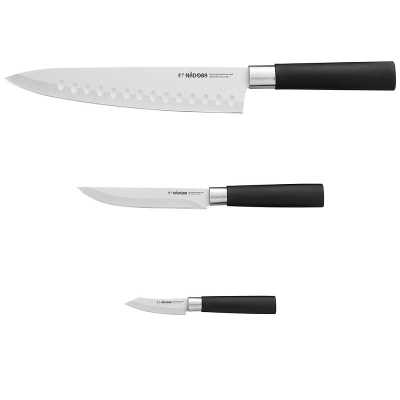 Набор ножей Nadoba Keiko, 3 предмета, нерж. сталь/пластик